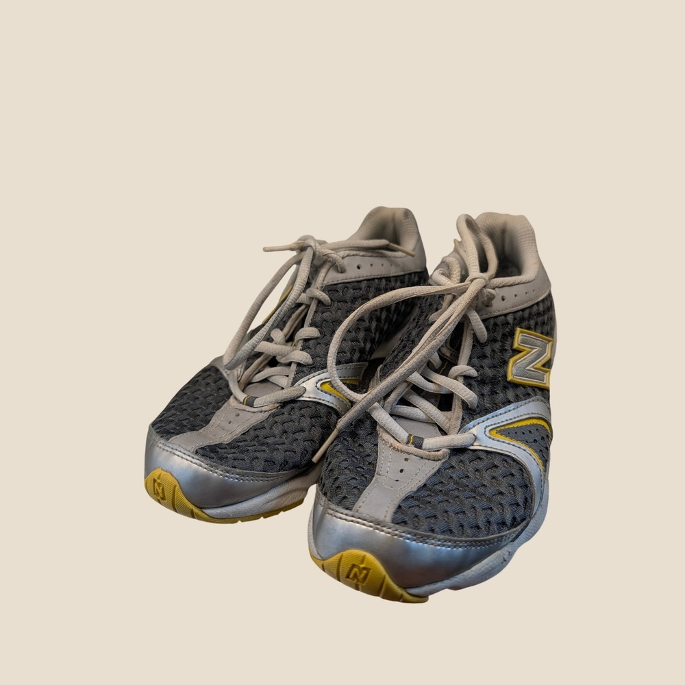 New Balance‎ 550 Womens Grey Silver Yellow Running Shoes WR550GSY Size 8
